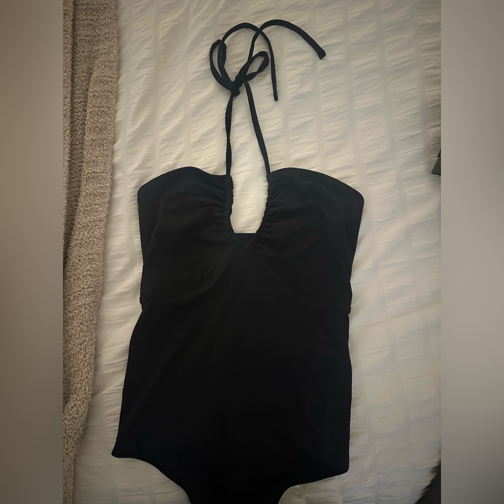 Black Abercrombie Bodysuit